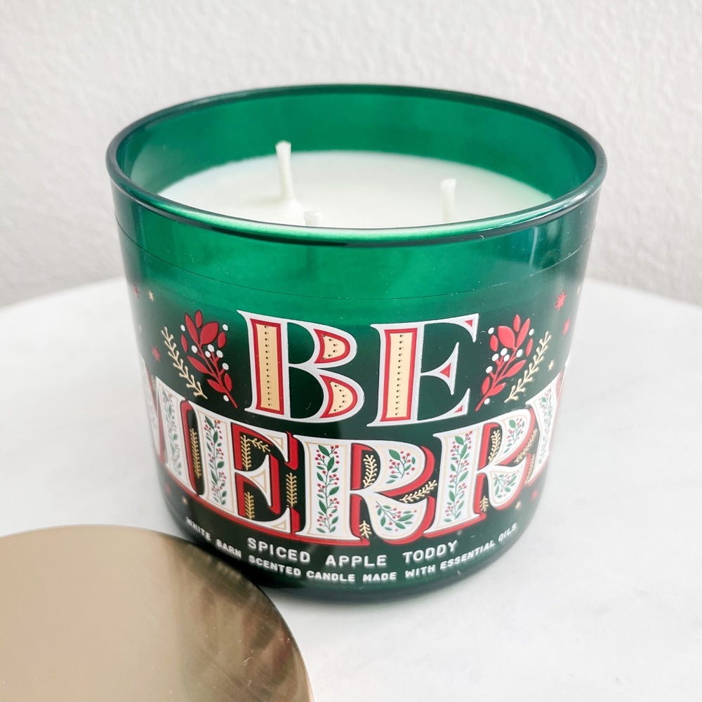Bath and body works BBW spiced apple toddy candle - Picture 2 of 3